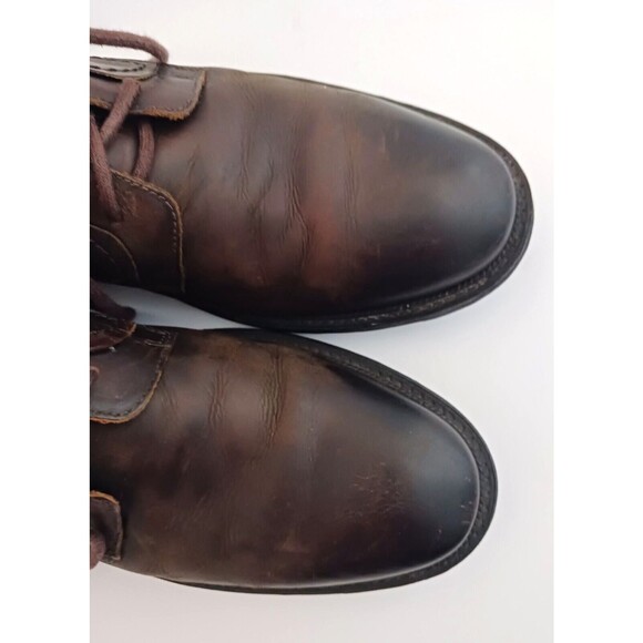 Democrata Garage Collection Mens Brown Leather Lace Up Ankle Boot EU 42 US 9 - Picture 4 of 12